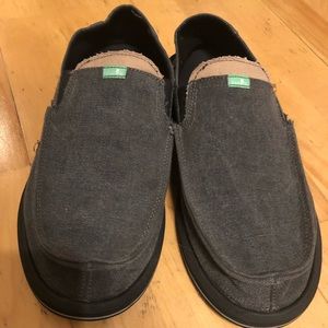 Sanuk slip ons
